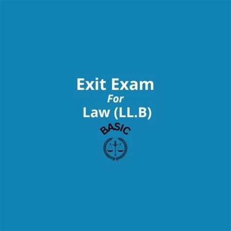 exit exam for law students
