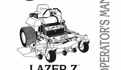 Adjustments, Deck leveling, Maintenance Exmark lazer Z ESeries 312