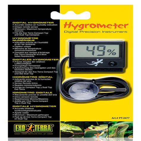 Exo Terra Hygrometer Instructions