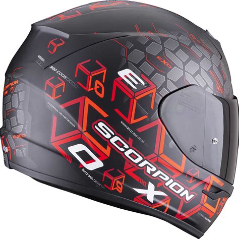 Scorpion Exo390 Patriot Matt Black Silver 39017159 Full Face Helmets