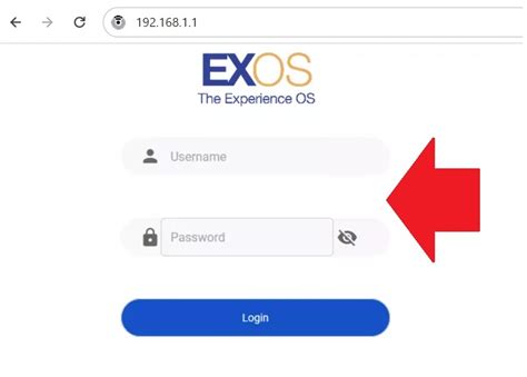 exos default password