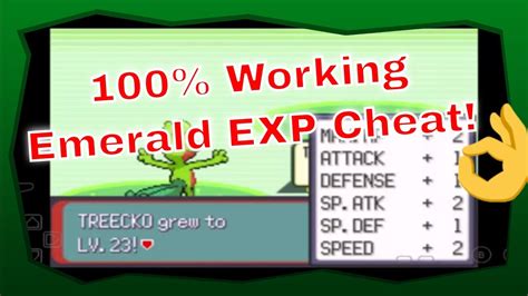 Exp Share Cheat Code Emerald
