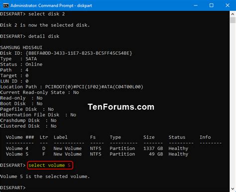 expand disk windows command line