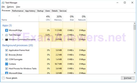 expand the windows command processor heading