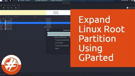 How to increase the size of the Root partition in Linux on a dual booted machine Illuminate
