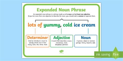 expanded noun phrase definition for kids