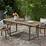 Phoenix Expandable Patio Dining Table, 64", 81", Cast Aluminum, Shiny