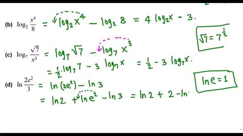 Expanding Logarithms Youtube