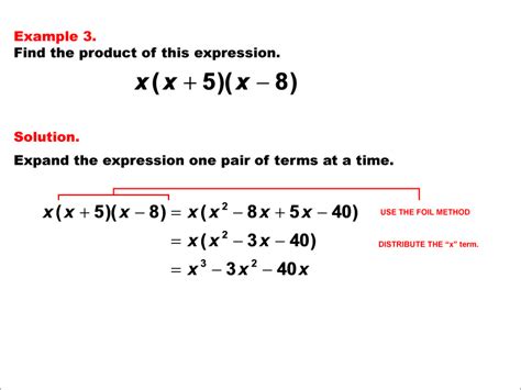Expansion Examples In Maths