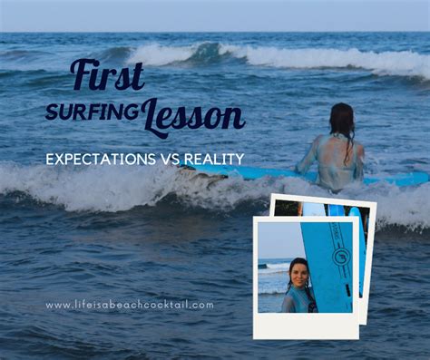 expectations of first surfing lesson