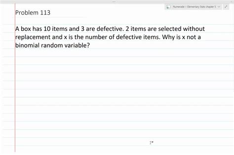 Expected Number Of Defective Items In Sample