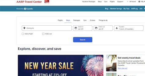 expedia aarp airfare