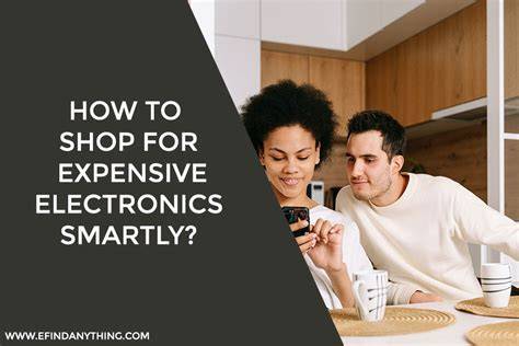 Person buying expensive electronics