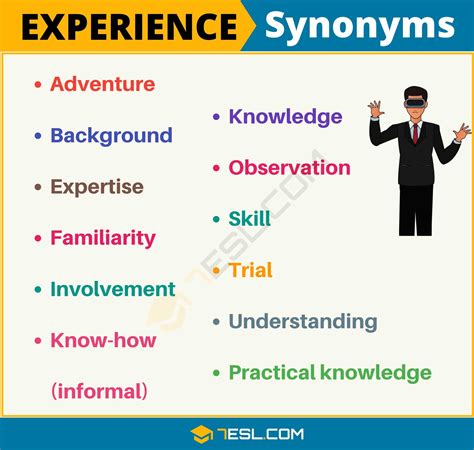 experience synonym