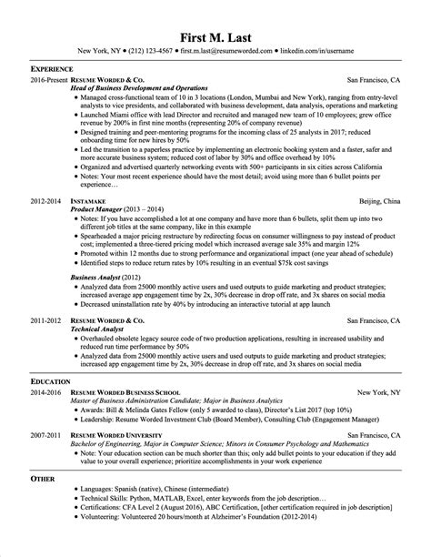 Best Resume Format For Experienced Resume Formats Find