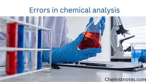 Types Of Experimental Errors Reasons for Error in a Chemistry