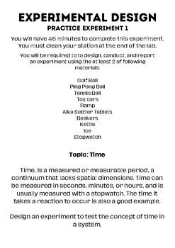 experimental design science olympiad cheat sheet