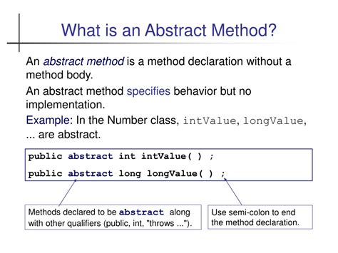 explain abstract class and method with example