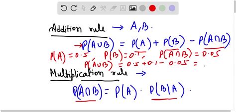 explain addition and multiplication rules of probability