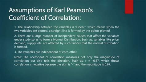 explain briefly karl pearson coefficient of correlation