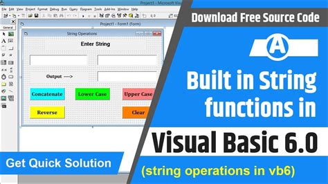 explain built in functions in visual basic