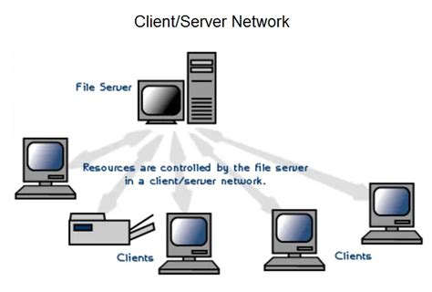 explain client server network operating system