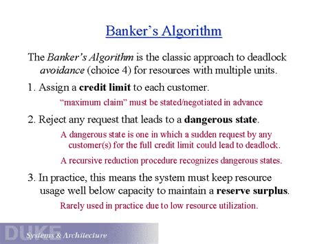 explain data structure used in banker's algorithm