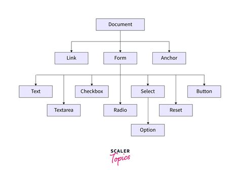 explain document object model in javascript with example