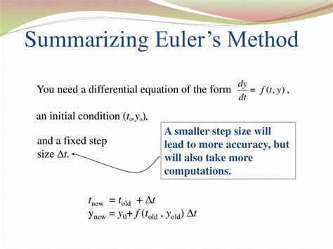 explain euler's method