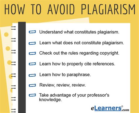 explain five ways to prevent plagiarism