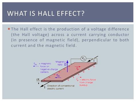 explain hall effect and its applications