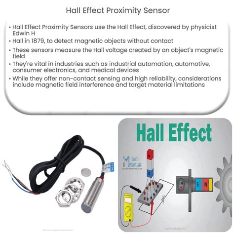 Explain Hall Effect Sensor And Proximity Sensor