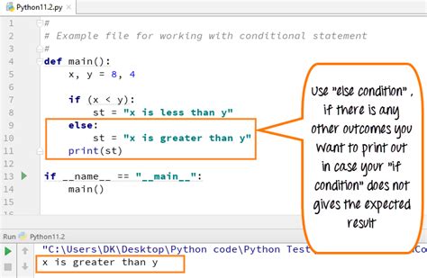 explain if else statement in python with proper examples