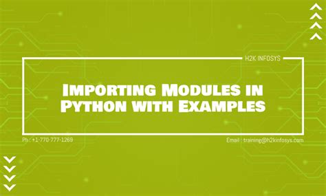 explain importing modules in python
