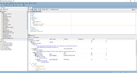 explain in oracle sql developer