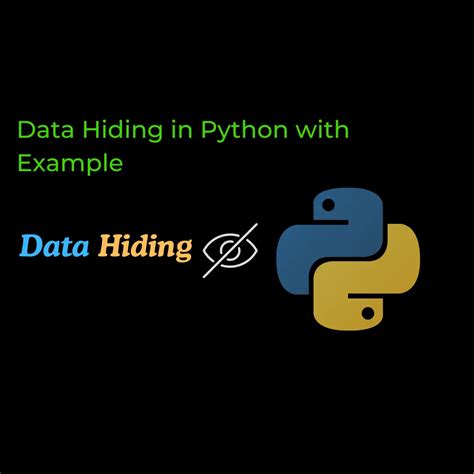 explain information hiding in python