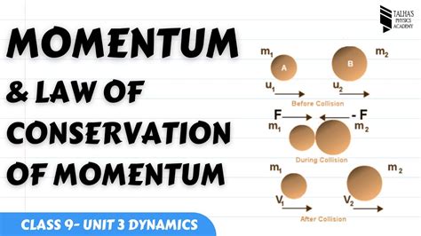 explain law of conservation of momentum with example class 9