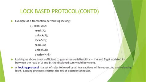 Explain Lock Based Protocol
