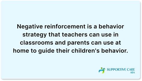 explain negative reinforcement