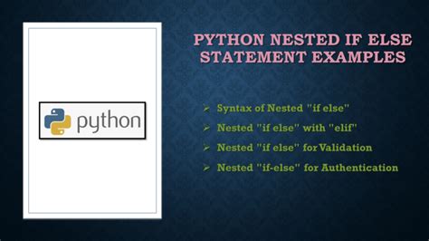 explain nested if statement with example in python