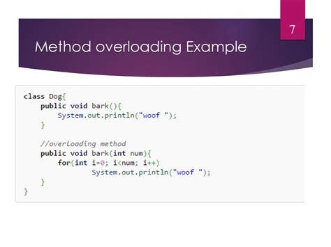 explain overloading with example