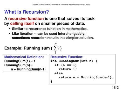explain recursive function with example