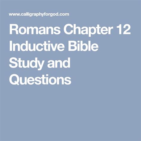 explain romans chapter 12