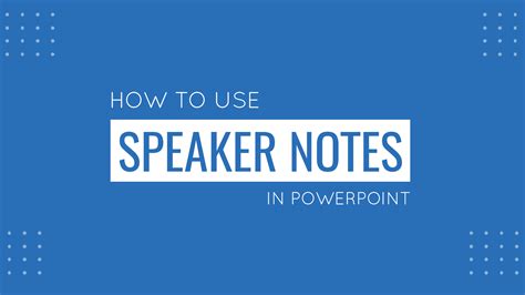Explain Speaker Notes