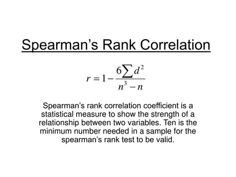 explain spearman's rank correlation coefficient with example