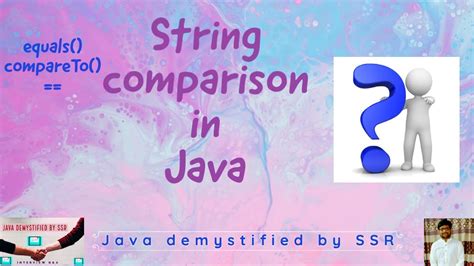 explain string comparison in java with example