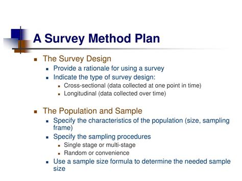 explain survey methodology