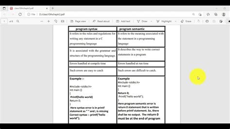 explain syntax vs semantic errors with examples