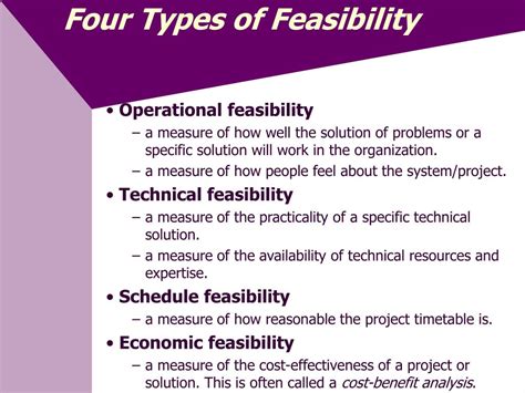 explain technical feasibility