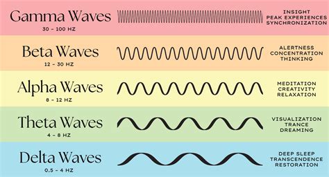 explain the difference between frequency and amplitude in relation to brain waves